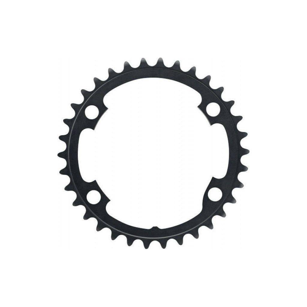 Shimano Ultegra FC-R8000 2x11 snelheids kettingblad van zwart aluminium, 110 mm voor racefietsen en wielrennen