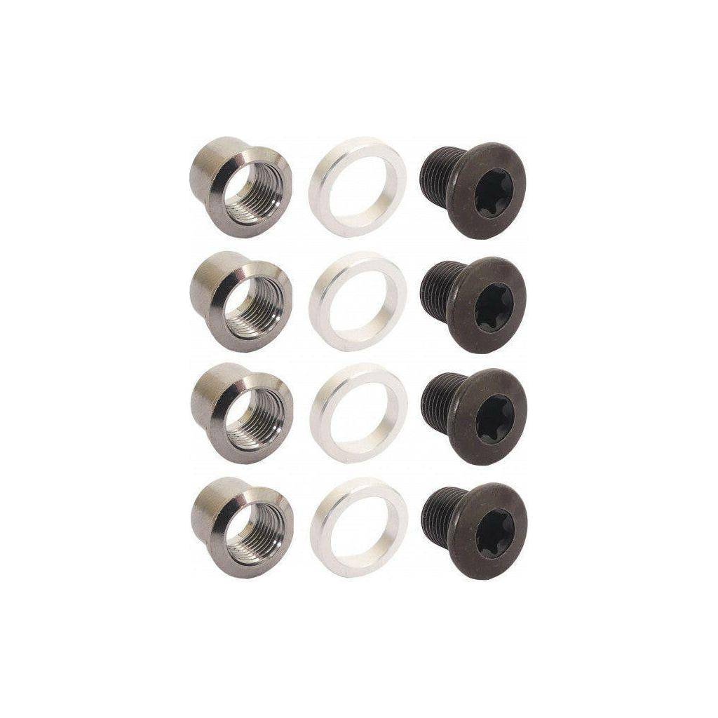 Shimano SLX kettingbladbouten voor FC-M7100, set van bladbouten voor fietscrank, duidelijk zichtbaar op de afbeelding.