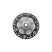 Shimano Xtr M9100 12-speed MTB-cassette met Hyperglide+ en Micro Spline, zichtbaar met tandwielen en montagemogelijkheden