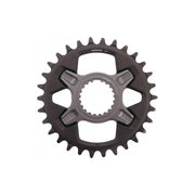 Shimano SLX FC-M7100 12-speed kettingblad met 4-arm ontwerp, geschikt voor mountainbikes en snel schakelen.