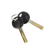 Zwart Trelock kettingslot BC115 met diameter van 4 mm en lengte van 115 cm, zichtbaar in de afbeelding.