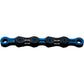 Kmc Fietsketting Dlc11 Zwart/Blauw 118 Schakels - Le Coq Wielerartikelen