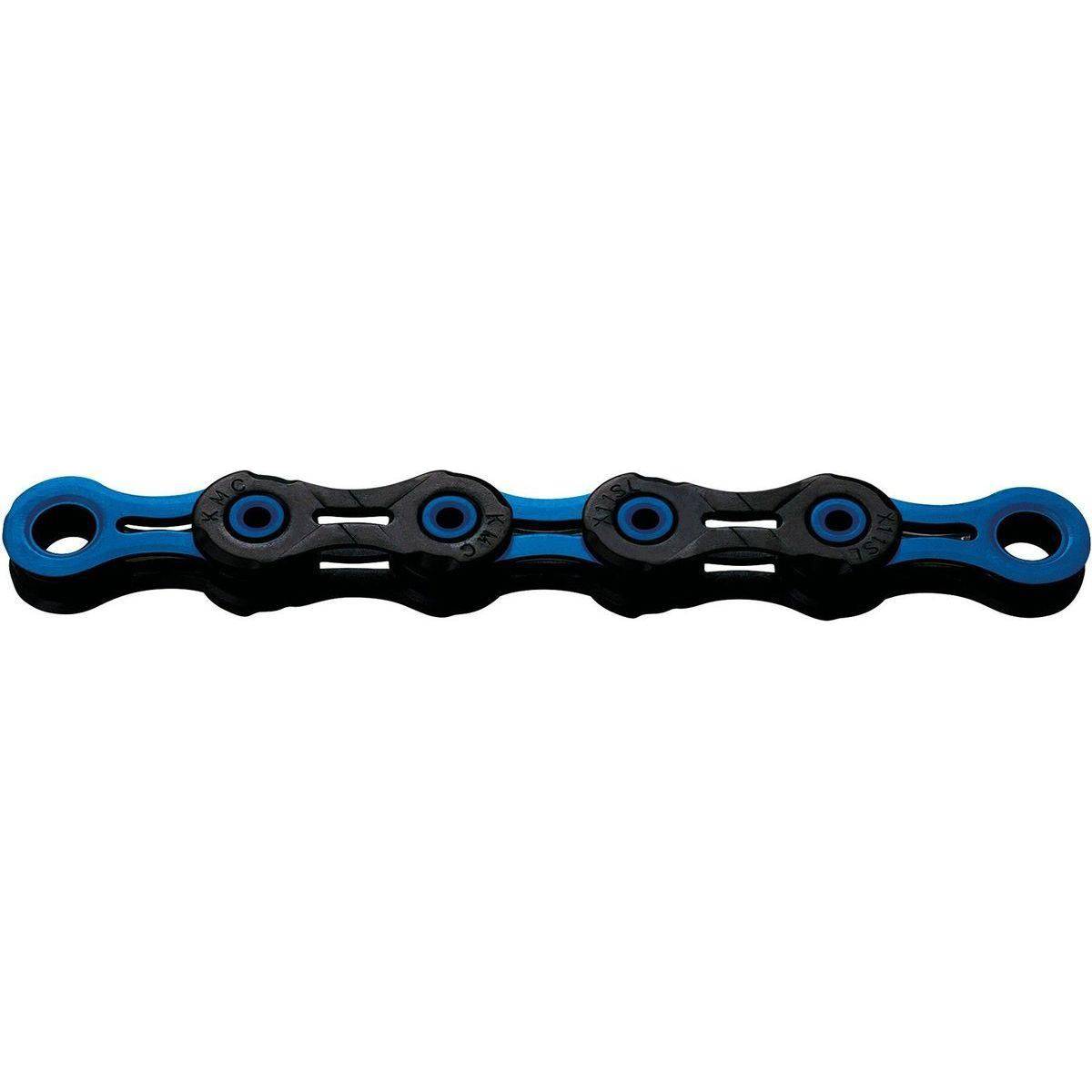Kmc Fietsketting Dlc11 Zwart/Blauw 118 Schakels - Le Coq Wielerartikelen