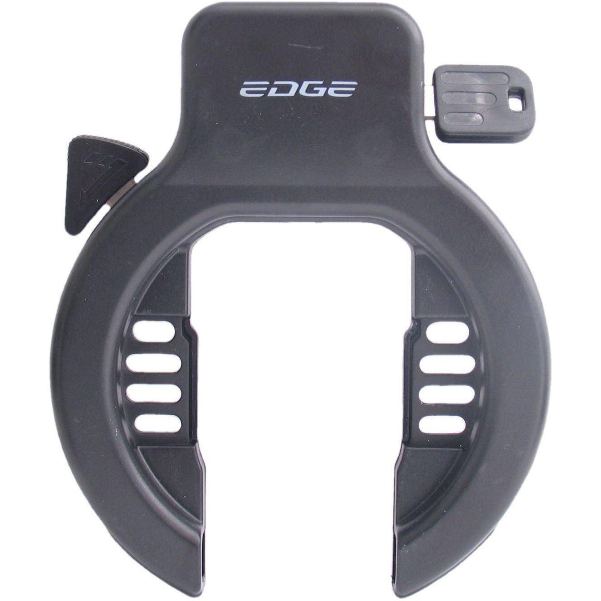 Zwarte Edge Rocky Ringslot Mat, een stevige ringslot mat voor extra beveiliging, zichtbaar op de afbeelding.