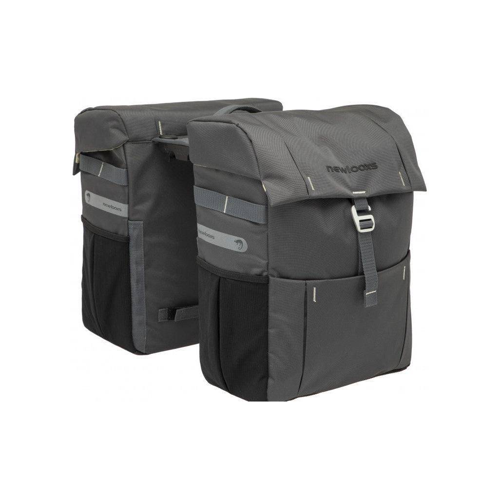 Dubbele Fietstas New Looxs Vigo Double Racktime 37 Liter 31 X 15 X 40 Cm - Le Coq Wielerartikelen