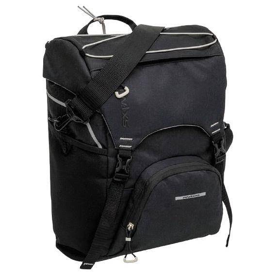 New Looxs Dubbele Tas Sports Rear Rider 16 Liter 29 X 39 X 15 Cm - Zwart - Le Coq Wielerartikelen