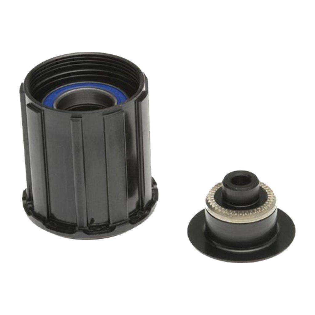 DT Swiss naafd body kit ratchet voor Shimano ATB, volledig en compatibel met mountainbike naafsystemen in close-up foto