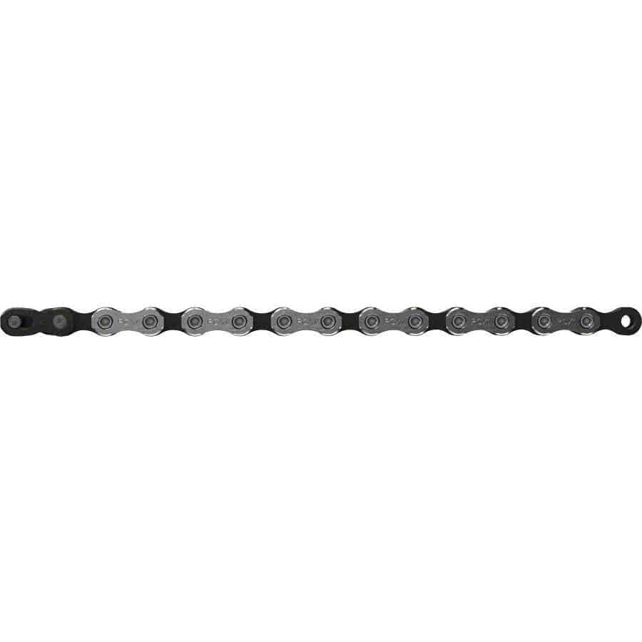 Ketting Sram PCX1 11V 11/128 SolidPin Zilver/Zwart 118 Schakels - Le Coq Wielerartikelen