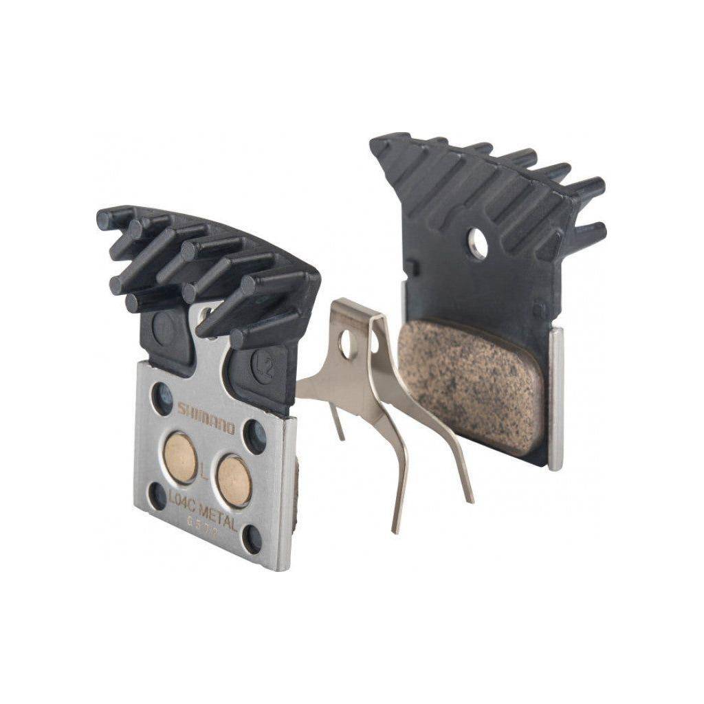 Shimano L04C Schijfremblokset Metal Met Koelvinnen - Le Coq Wielerartikelen