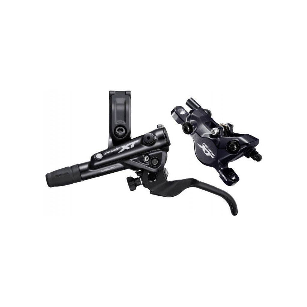 Shimano Deore Xt M8100 L hydraulische schijfremset voorzijde voor MTB, zonder remschijf, met remhendel en remklauw.
