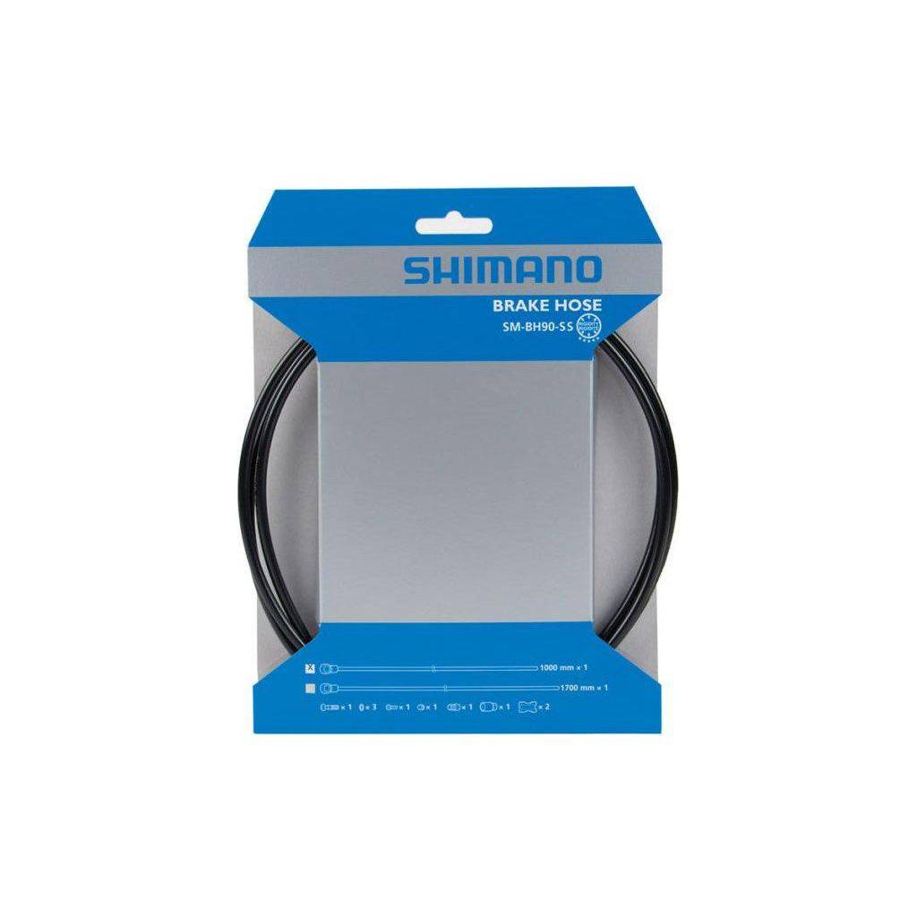 Shimano Sm-Bh90Ssl hydraulische remleiding, inkortbaar, 1000 mm, zwart voor fietsremmen, zichtbaar in de afbeelding