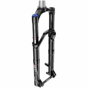 RockShox Reba RL A8 verende voorvork voor MTB 29 inch met schokabsorptie en verstelbare demping, zwart, zichtbaar op de afbeelding.