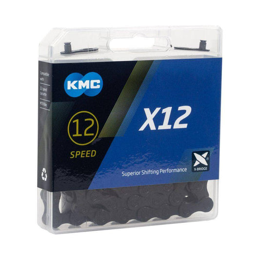 Kmc Fietsketting X12 Zwart Tech 126 Schakels - Le Coq Wielerartikelen
