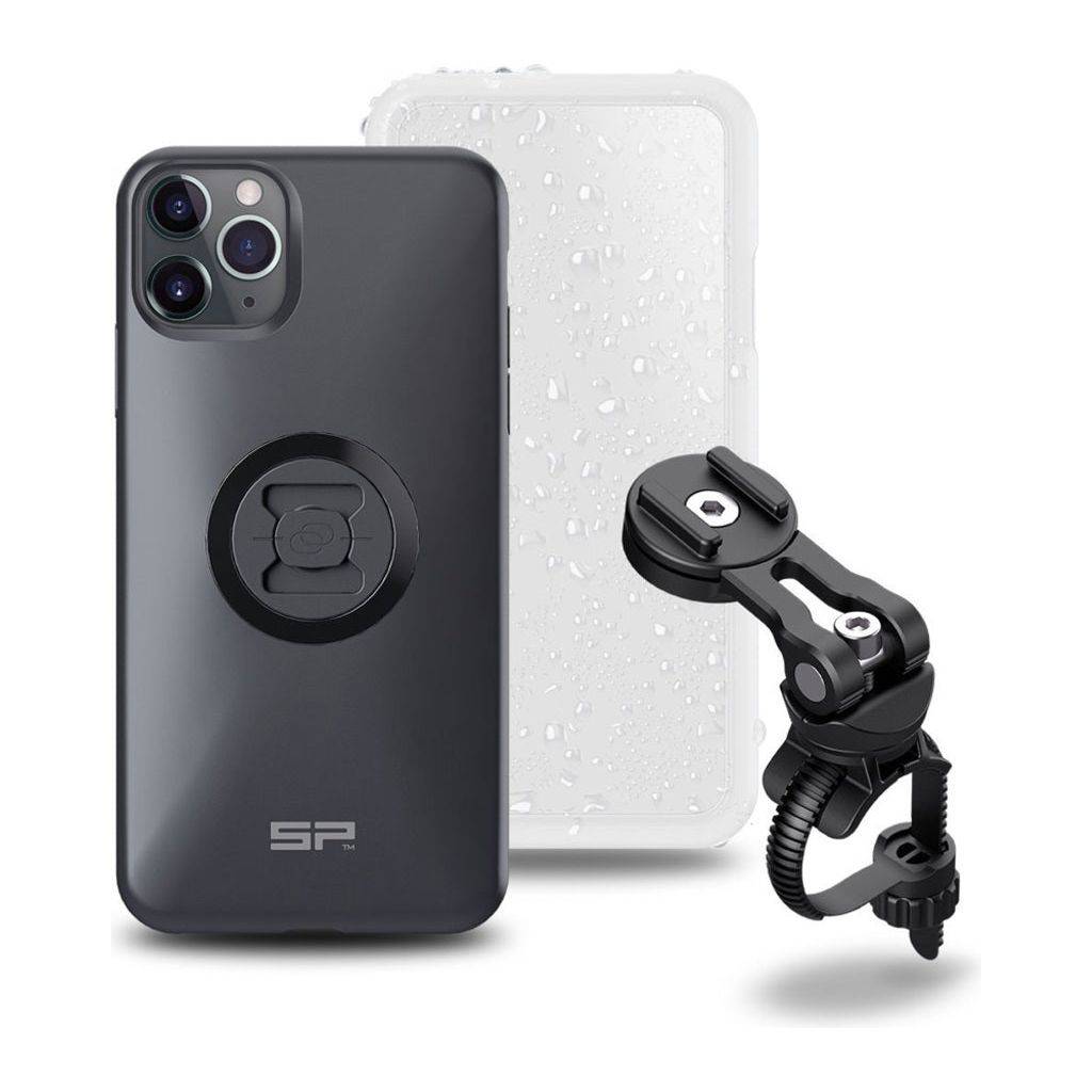 SP Connect fiets telefoonhouder set voor iPhone Xs Max en 11 Pro Max, inclusief bevestigingsmateriaal en accessoires