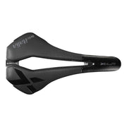 Zadel Selle Italia X-LR Kit Carbonio Superflow in zwart voor racefiets en MTB, met koolstofvezel constructie en superflow zadelopening.