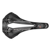 Zadel Selle Italia X-LR Kit Carbonio Superflow voor racefiets en MTB, zwart met koolstofvezel en ergonomisch ontwerp