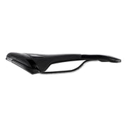 Selle Italia X LR Superflow Ti 316 racefiets- en MTB-zadel, zwart met titanium rails en ergonomisch ontwerp.