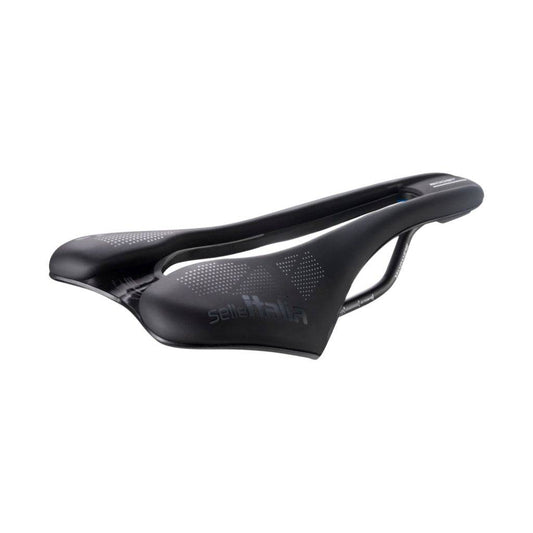 Zadel Selle Italia SLR Boost TM Superflow Manganese S3 Zwart - Le Coq Wielerartikelen