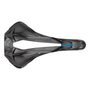 Selle Italia X-LR Air Cross TM Superflow racefiets en MTB zadel met manganese rail, oranje en zwart kleur, lichte en comfortabele zit.