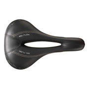 Zwart Selle Italia Donna L2 aluminium stadsfiets- en e-bike zadel met comfortabele vorm en slank ontwerp.