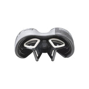Zwart Selle Italia St3 Superflow S3 racefiets en MTB zadel met ergonomisch ontwerp en stevige constructie.