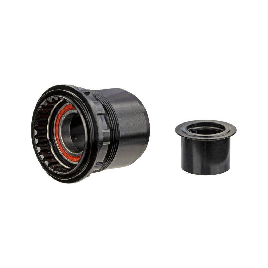 DT Swiss naafd body kit Ratchet XD 142/12, close-up van de hoogwaardige wielnaafcomponenten