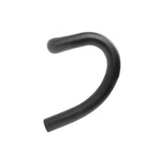 Zwart racefiets stuur van Zoom, aluminium 31,8 mm diameter en 425 mm breedte, geschikt voor racefietsen.