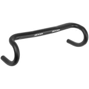 Zwart Zoom racefiets stuur van aluminium, 31,8 mm diameter en 425 mm breedte, geschikt voor racefietsen.