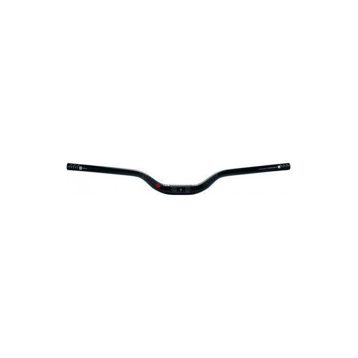 Zwart Ergotec MTB stuur Riser Bar 50 Ø31,8x780 mm, geschikt voor mountainbikes, zichtbaar in de afbeelding.