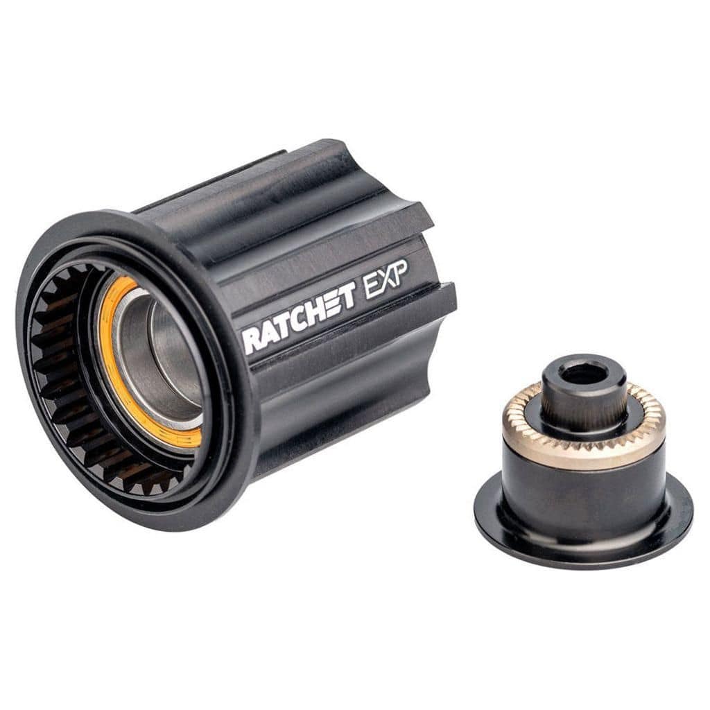 DT Swiss ratchet keramisch naafd body kit voor 10/11 snelheden, geschikt voor 130/5 mm axles, zichtbaar in de afbeelding.