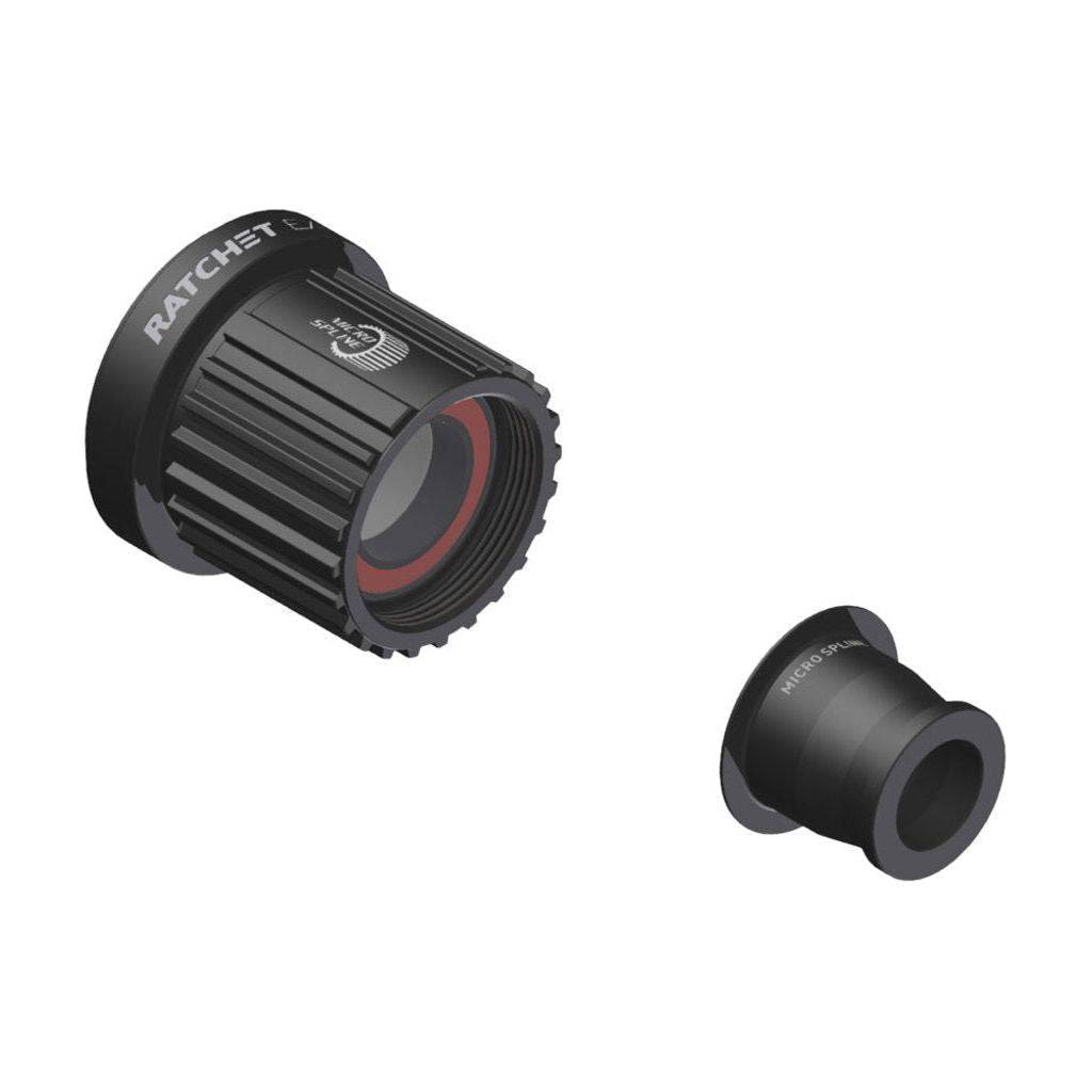 DT Swiss naafd body kit ratchet mountainbike SH12 extensie 142/148/12, zichtbaar op de afbeelding