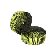 Edge siliconen anti-slip stuurlint, 190 cm, zwart, voorzien van siliconenlaag voor extra grip, 2 stuks.