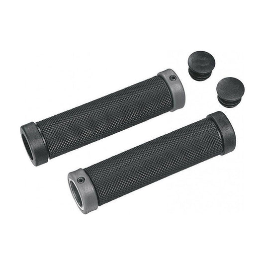 Ergotec Tokio Handvatset Met Dubbele Klemring  - Zwart - Le Coq Wielerartikelen