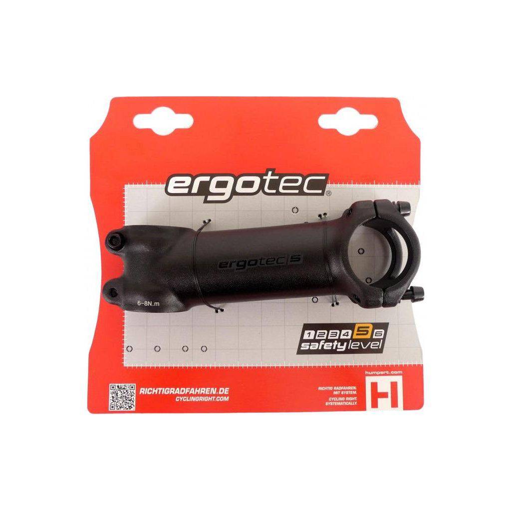 Ergotec Shark Ahead Ø28,6 / 31,8 Mm Stuurpen  - Zwart - Le Coq Wielerartikelen