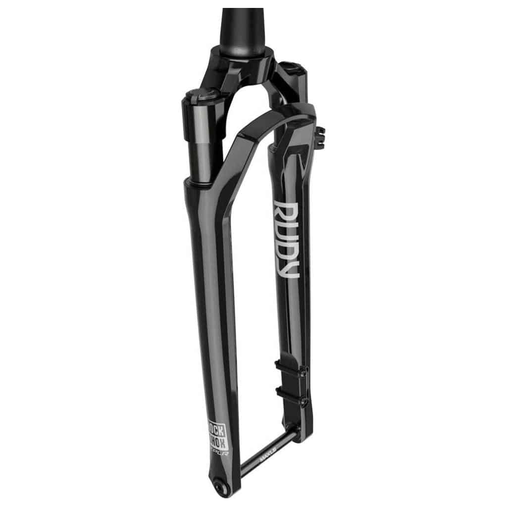 RockShox voorvork MTB 28, verend, zwart, 11/8-11/2 stuur, 40mm veerweg, geschikt voor Rudy Urd Db fietsen