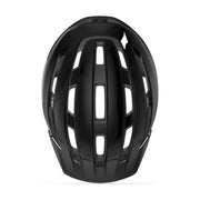 MET MTB fietshelm Downtown Mips met ventilatiegaten en verstelbare riem, zwart met mat afwerking.