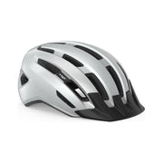 MET Downtown MTB helm met Mips bescherming, zwart met ventilatiegaten voor comfortabel mountainbiken.