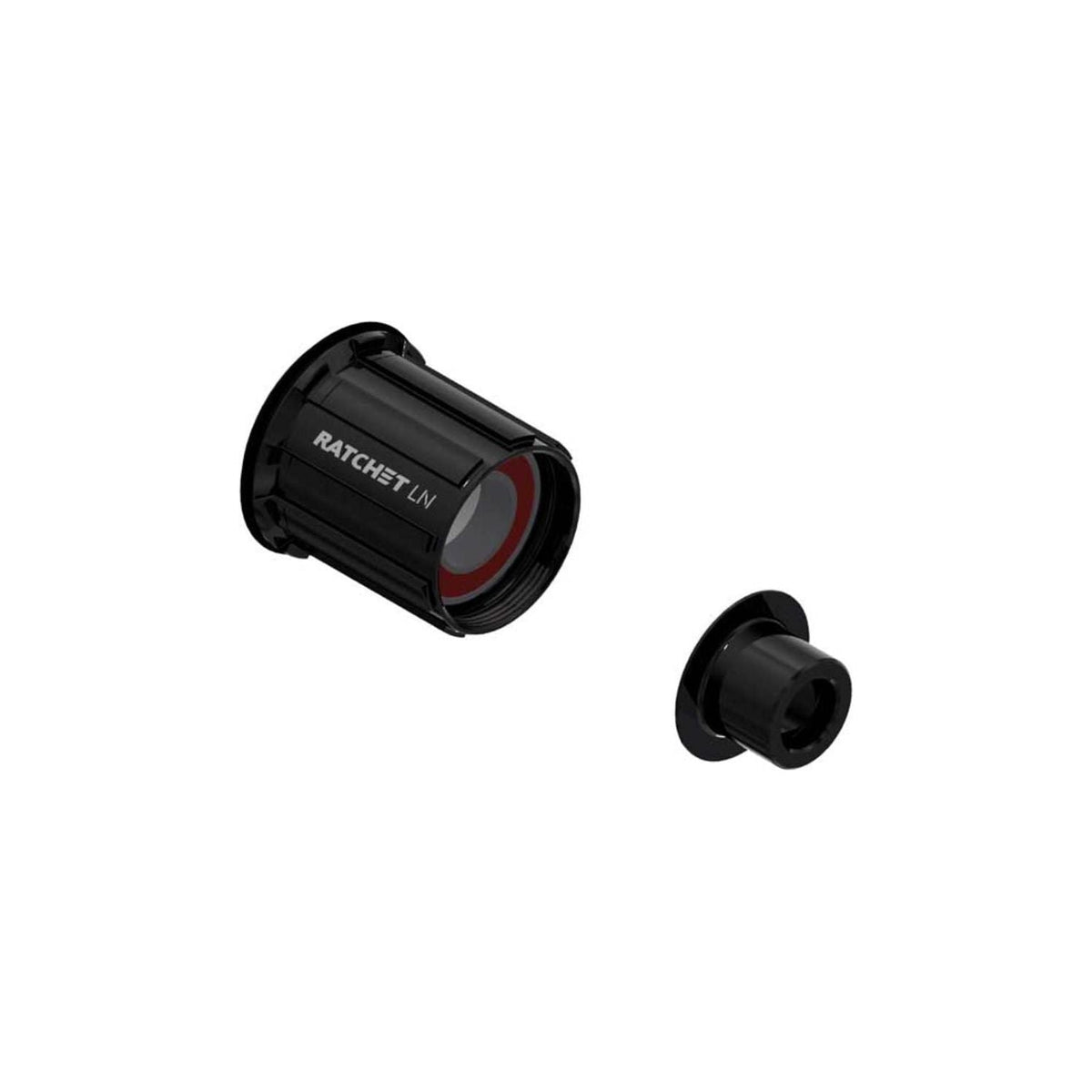 DT Swiss mountainbike naafbody kit ratchet Ln, geschikt voor Shimano 142/148/12, zwart en robuust met interne ratchetmechanisme