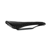 Selle Italia Novus Boost Evo Carbonio Superflow racefiets- en MTB-zadel zwart met carbonrails, L maat, 3D-gestikt.