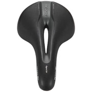 Zwart Terry Figura Gel herenfiets- en e-bike zadel, comfortabel en ergonomisch ontworpen voor stadsfietsen.