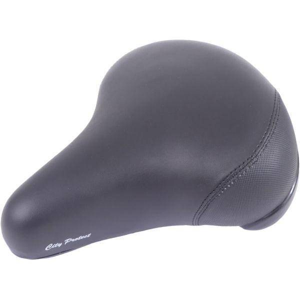 Edge Fietszadel Stad Protect - Met Hoekbescherming -  Zwart - Le Coq Wielerartikelen