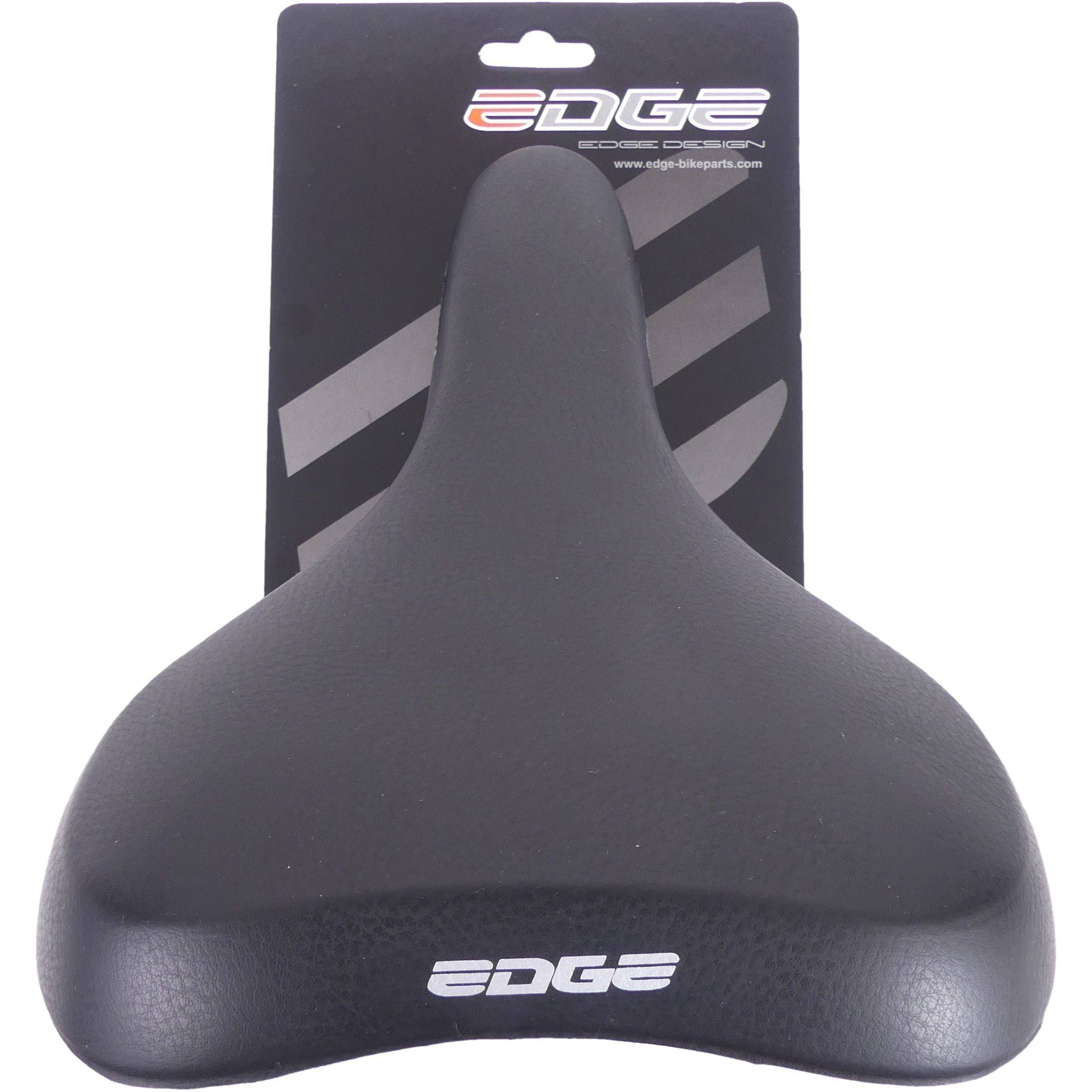 Edge Fietszadel Towny - Zwart - Memoryfoam - Le Coq Wielerartikelen