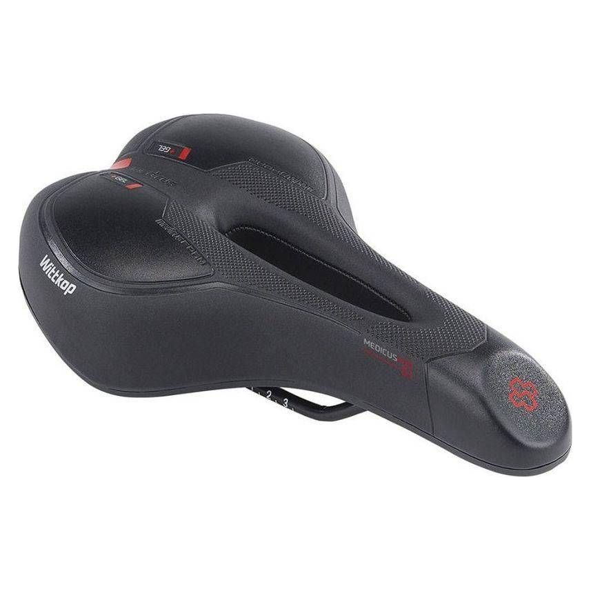 Wittkop Medicus Pro 6.1 stadsfiets en e-bike zadel, medisch ondersteunend, comfortabel en ergonomisch ontworpen voor lange ritten