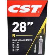CST binnenband 28 inch met hollands ventiel van 40 mm, geschikt voor fietsbanden 1.50 tot 2.35 inch, zichtbaar in de afbeelding