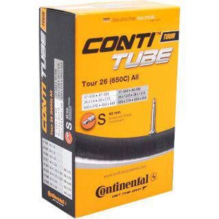 Continental binnenband Tour 26 inch met Frans ventiel van 42 mm, geschikt voor 26 x 1 3/8 fietsen