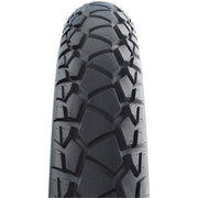 Schwalbe Al Grounder Performance E-bike buitenband met dubbele bescherming en Race-Guard, zichtbaar in de afbeelding.