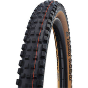 Schwalbe Magic Mary Evo Supergravity MTB-band voor 29 inch, zichtbaar met profiel en bandenpatroon op de afbeelding