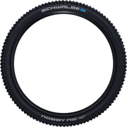 Schwalbe Btb Nobby Nic Evo Super Gr MTB-band met profiel en bandenwals, geschikt voor mountainbikes.