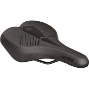 Ergotec Es Comfort Plus stadsfiets en e-bike zadel met zachte bekleding en ergonomische vorm voor comfortabel fietsen.