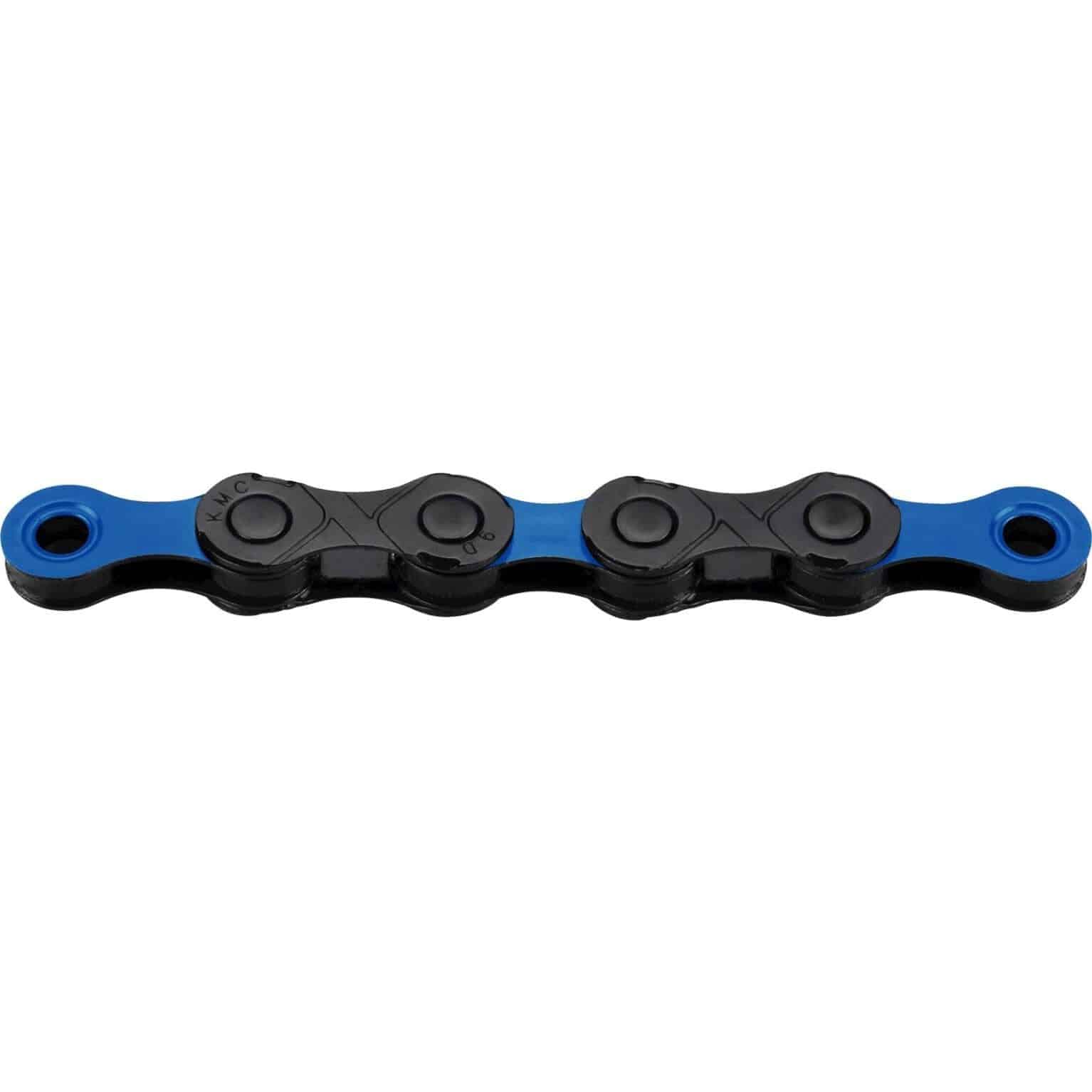 Kmc Fietsketting Dlc12 Zwart/Blauw 126 Schakels - Le Coq Wielerartikelen